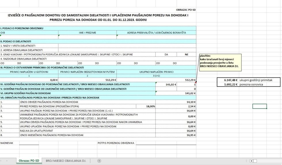 Ovo je Uputa Kako Predati PO-SD Obrazac u ePorezna - portalinformer.com