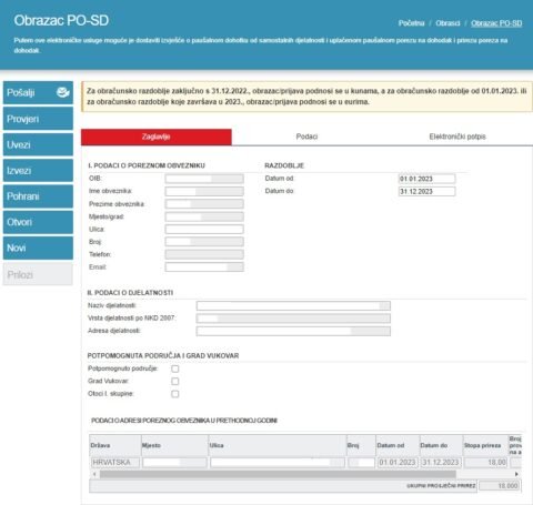 Ovo je Uputa Kako Predati PO-SD Obrazac u ePorezna - portalinformer.com